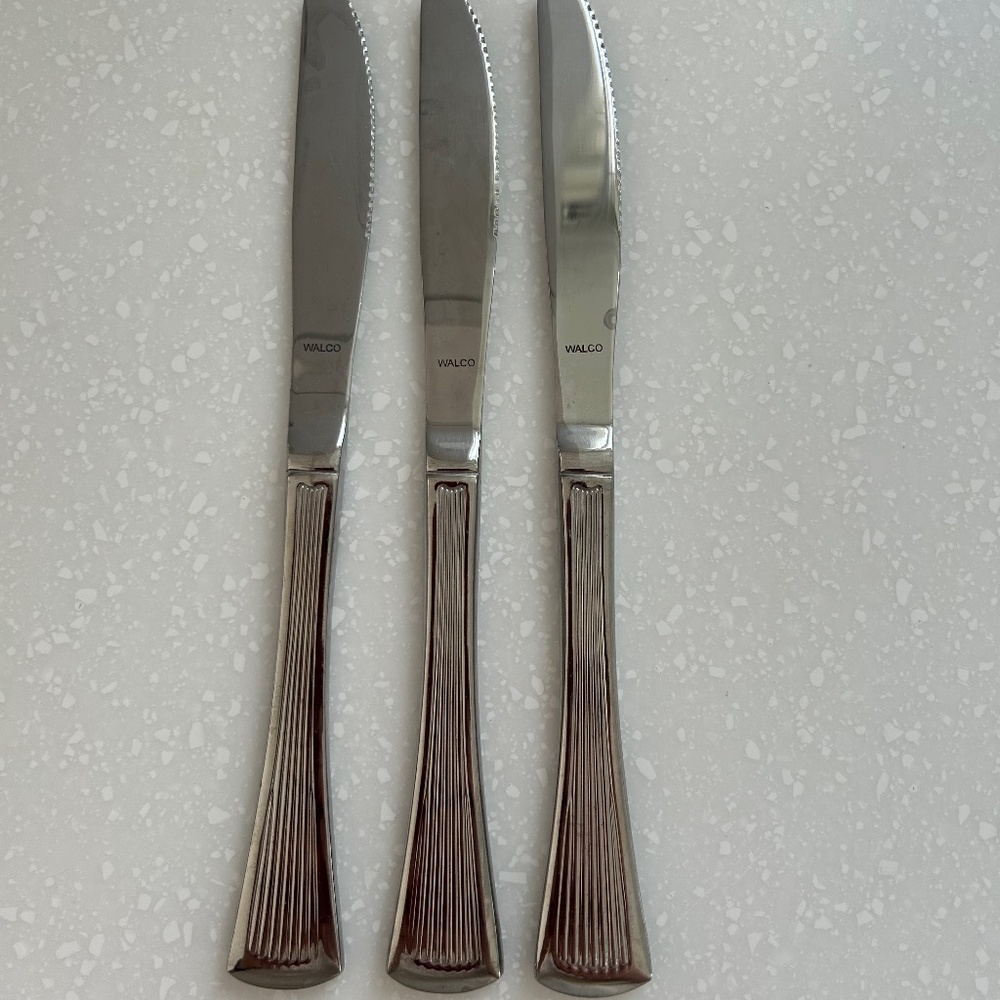 Walco Stainless Steel Set of 3 Knives